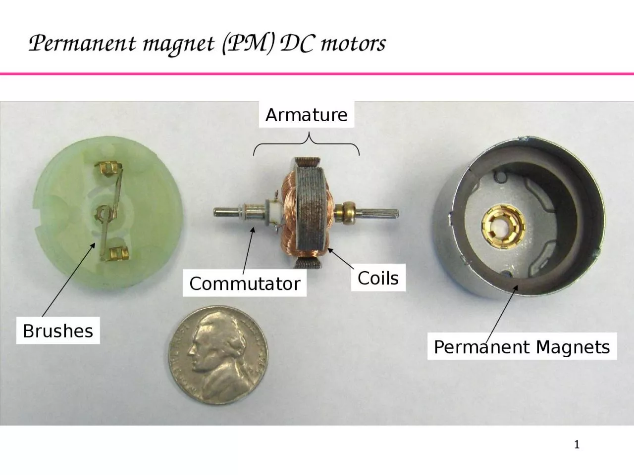 1 1 Permanent  magnet  (PM) DC