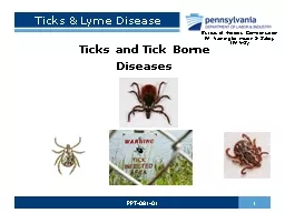 PPT-Ticks & Lyme Disease