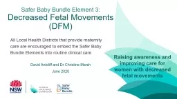 Safer Baby Bundle Element 3: