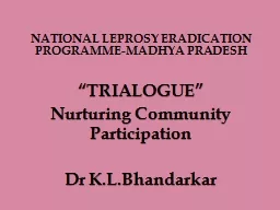 NATIONAL LEPROSY ERADICATION PROGRAMME-MADHYA PRADESH