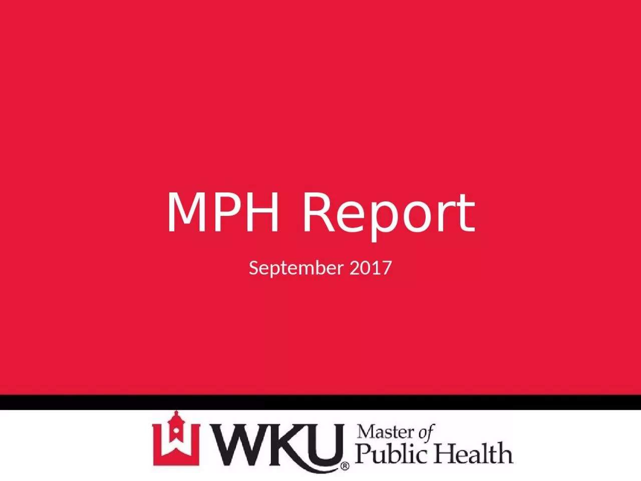 MPH Report September 2017