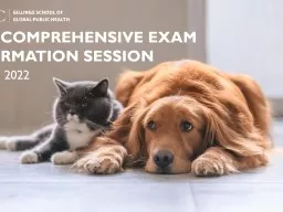 MPH Comprehensive Exam Information Session
