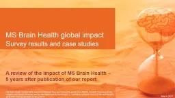 MS Brain Health global impact