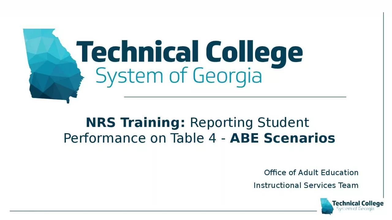 NRS  Training:  Reporting Student