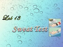 Sweat  Test Introduction