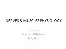 NERVES & MUSCLES PHYSIOLOGY