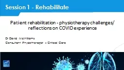 Session 1 - Rehabilitate