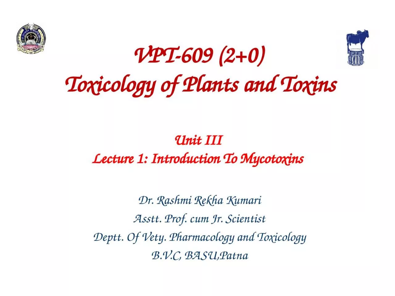 PPT-Unit III Lecture 1: Introduction