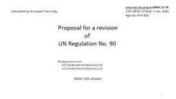 Proposal  for a  revision