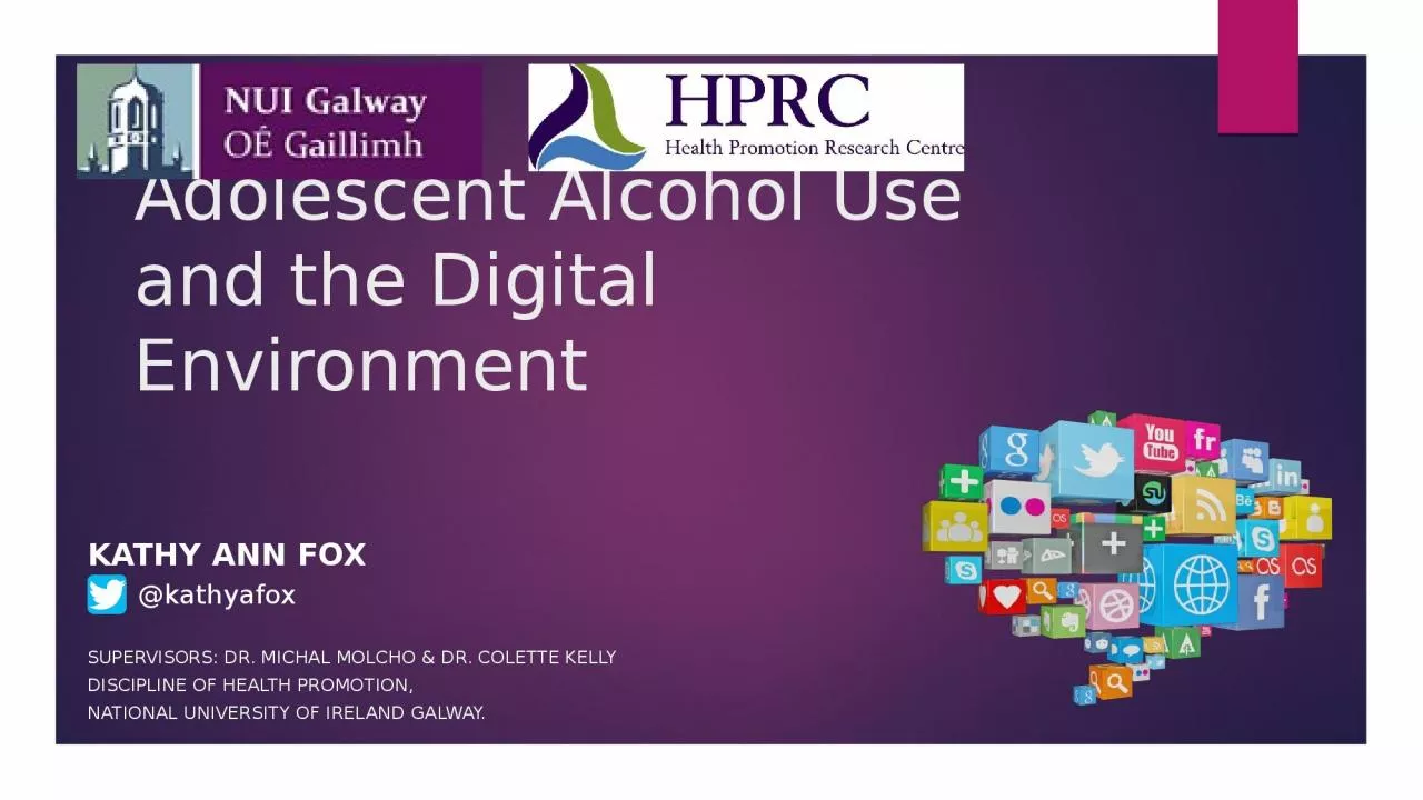 Adolescent Alcohol Use and the Digital