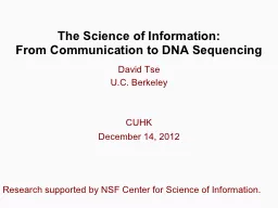 The Science of Information: