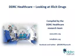 DDRC Healthcare – Looking at Illicit Drugs