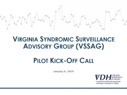 Virginia Syndromic Surveillance Advisory Group (VSSAG)
