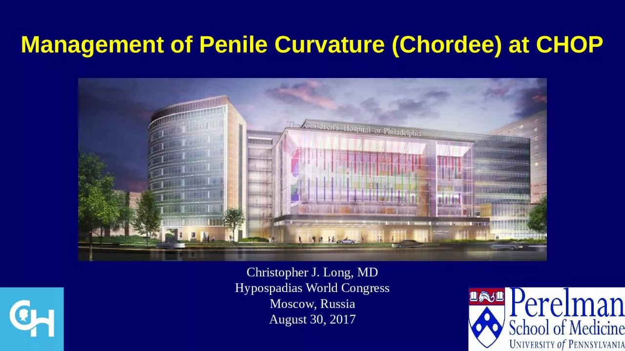 PPT-Management of Penile Curvature (Chordee) at