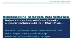 Benchmarking Reference Data Collection