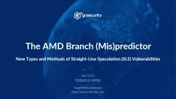 The AMD Branch (Mis)predictor