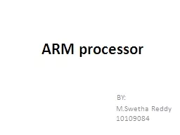 ARM processor BY: