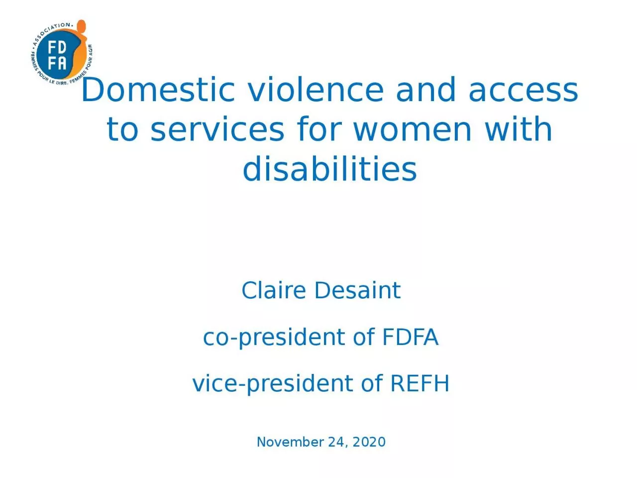 PPT-Domestic violence and access to services for women with disabilities