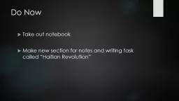 Do Now Turn in the 6.2.2 writing task