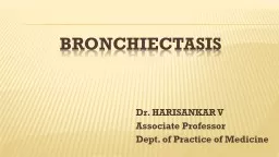 bronchiectasis