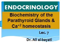 ENDOCRINOLOGY Lec.  7 Dr. Ali al-bayati
