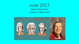 June 2017 Regents Physics Exam