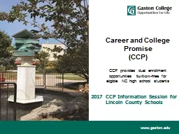 Career and College Promise