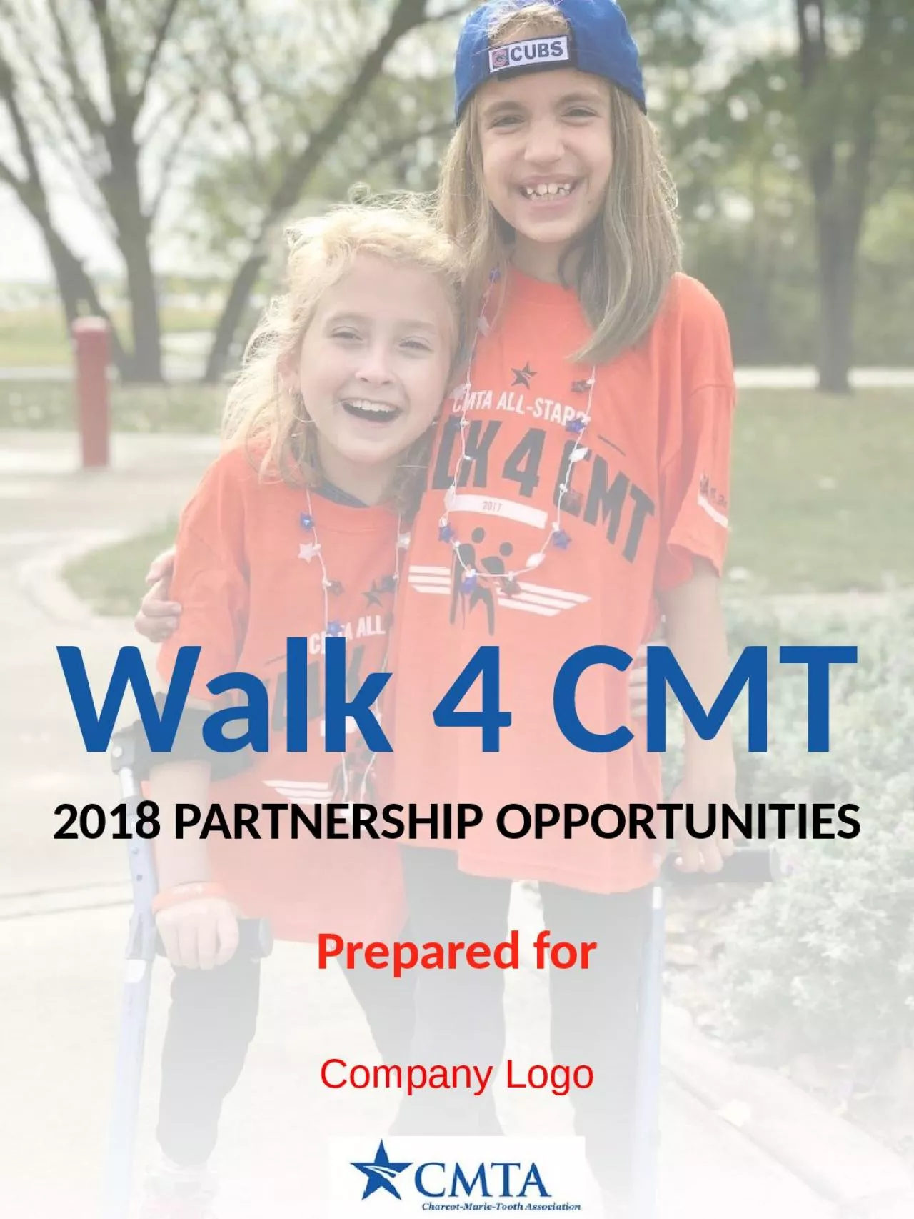 Company Logo Walk 4 CMT 2018 PARTNERSHIP OPPORTUNITIES
