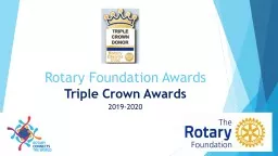 Rotary Foundation Awards
