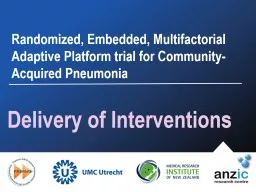 Delivery of Interventions