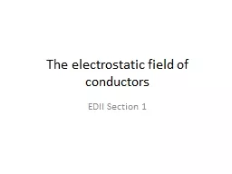 The electrostatic field of conductors