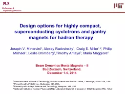 Design  options for highly compact, superconducting cyclotrons and gantry magnets