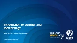 Introduction to weather and meteorology