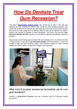 How Do Dentists Treat Gum Recession?
