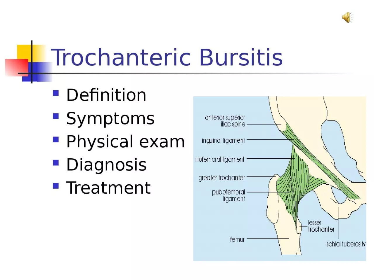 PPT-Trochanteric Bursitis Definition