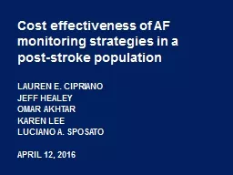 Cost effectiveness of AF monitoring strategies in a