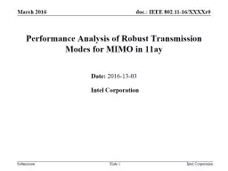 May 2016 Intel Corporation