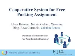 Cooperative System for Free Parking Assignment