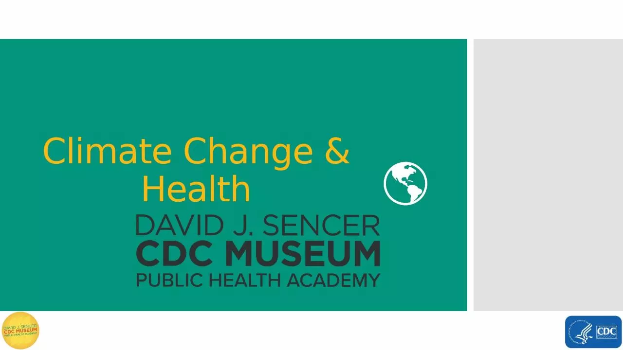 PPT-Climate Change & Health