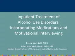 Inpatient Treatment of  Alcohol Use Disorders: