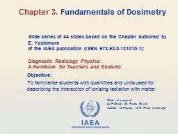 Slide series of 44 slides based on the Chapter authored by