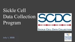 July 1, 2020 Sickle Cell Data Collection Program