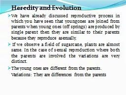 Heredity and Evolution