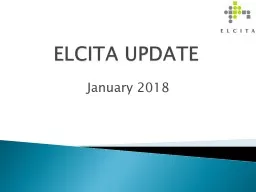 ELCITA UPDATE  January 2018