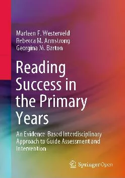 (BOOS)-Reading Success in the Primary Years: An Evidence-Based Interdisciplinary Approach to Guide Assessment and Intervention (S...