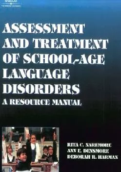 (BOOK)-Assessment and Treatment Manual for School-Age Language Disorders: A Resource Manual