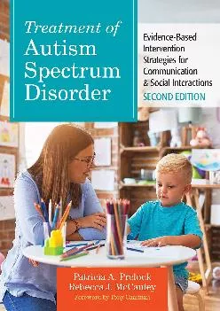 (BOOK)-Treatment of Autism Spectrum Disorder: Evidence-Based Intervention Strategies for Communication & Social Interactions (CLI)