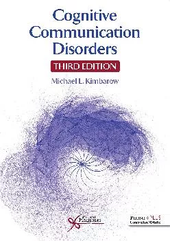 (DOWNLOAD)-Cognitive Communication Disorders, Third Edition