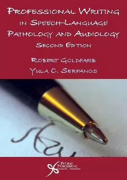 (EBOOK)-Professional Writing in Speech-Language Pathology and Audiology