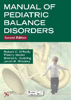(DOWNLOAD)-Manual of Pediatric Balance Disorders